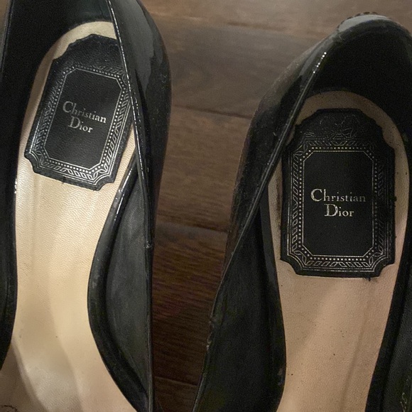 Christian Dior black patent pump - Picture 3 of 3